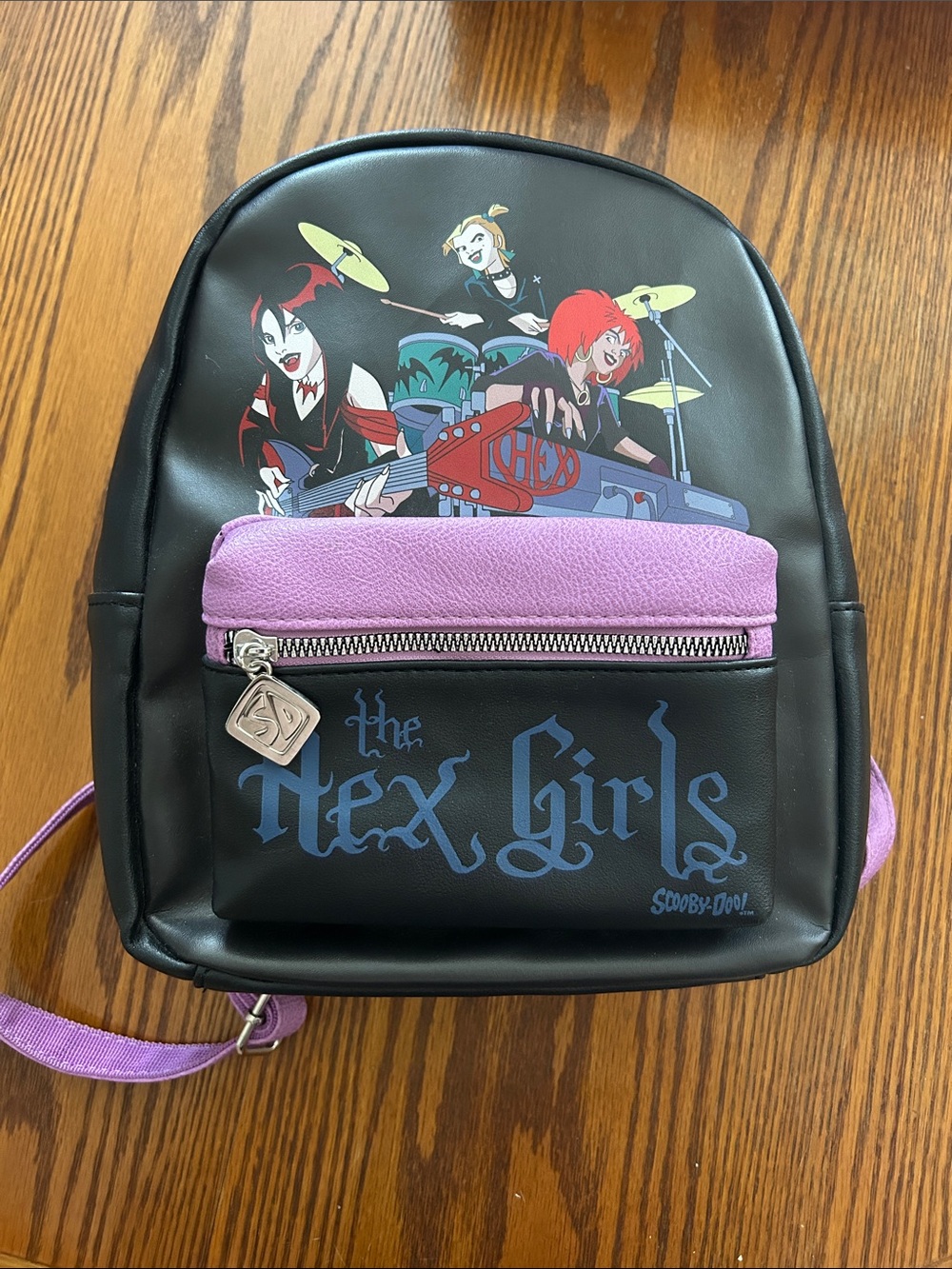 Hex Girls Scooby-Doo Mini Backpack in Black & Lavender